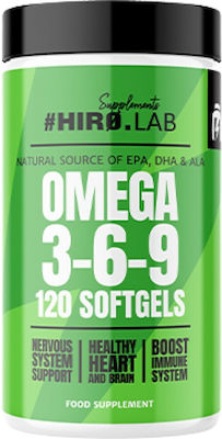 Hiro.Lab Omega 3-6-9 1000mg 120 μαλακές κάψουλες