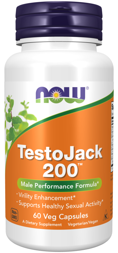 Testojack 200, 60 Φυτοκάψουλες - Now