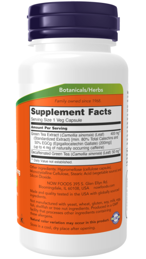 EGCg Green Tea Extract, 400mg - 90 caps - Now