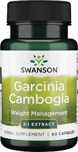 Swanson Garcinia Cambogia 5:1 Extract 60 κάψουλες