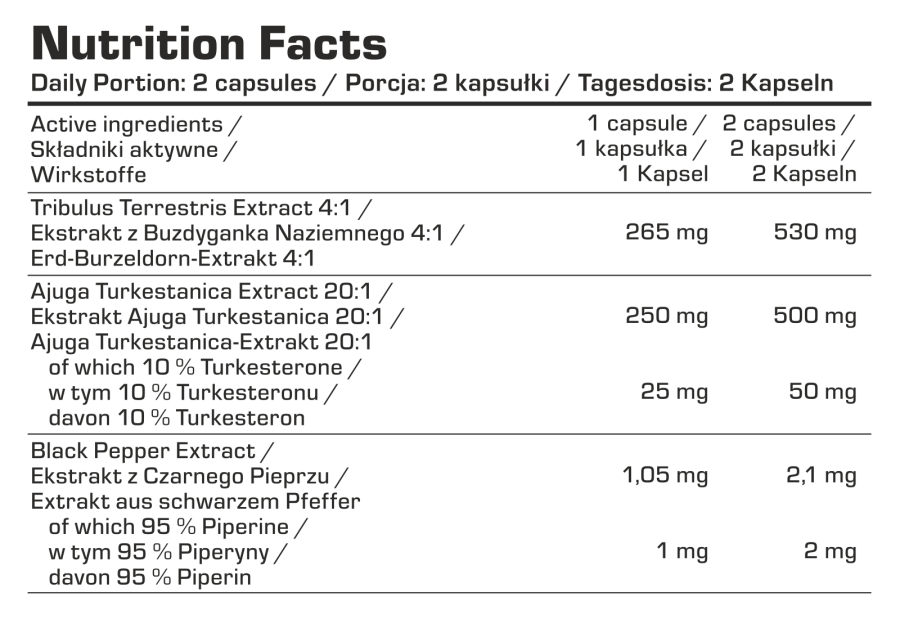 7Nutrition Testo Blast 120 caps