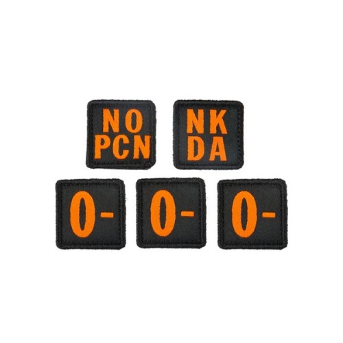 5.11 Blood Type Patch Kit O Negative